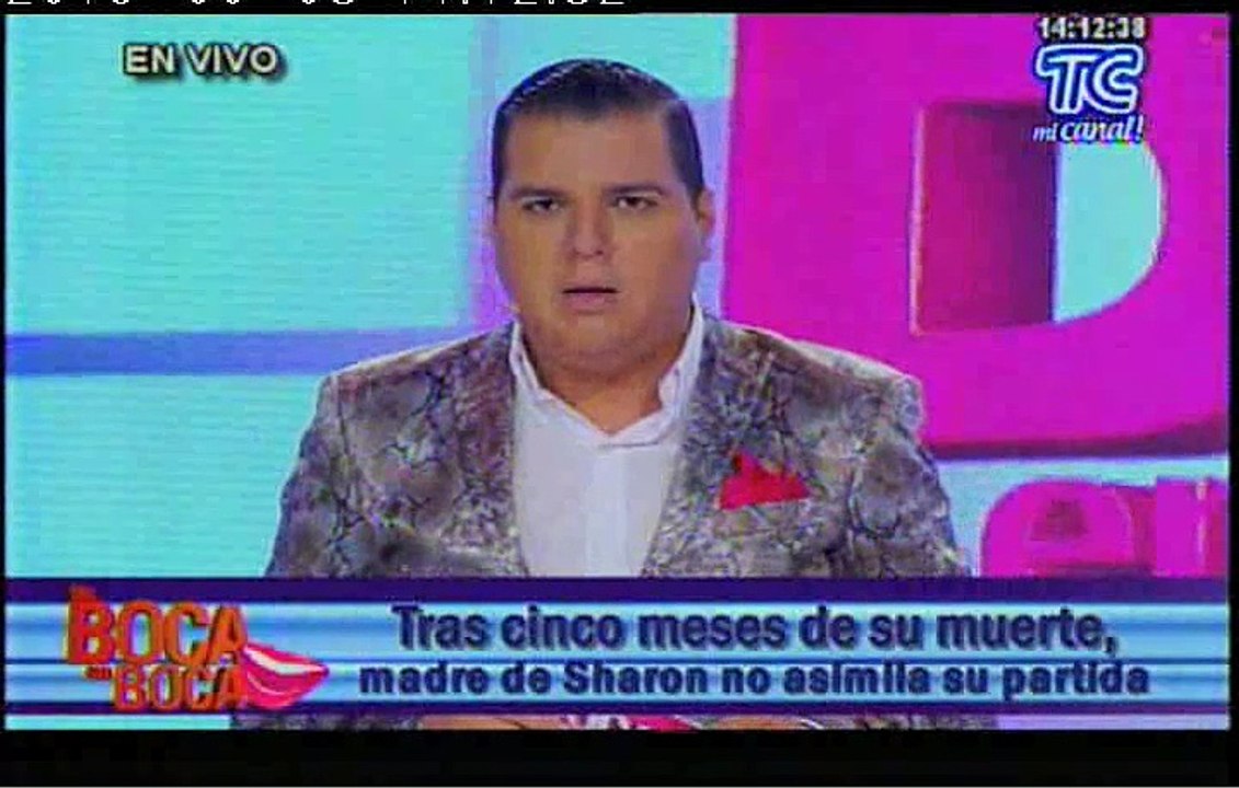 Tras cinco meses de su muerte, madre de Sharon no asimila su partida