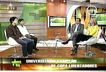 A PRIMERA HORA 28 06 2011 MAURICIO LOPEZ Y WILLIAM MIMBELA LOS CAMPEONES DE LA COPA LIBERTADORES SUB 20