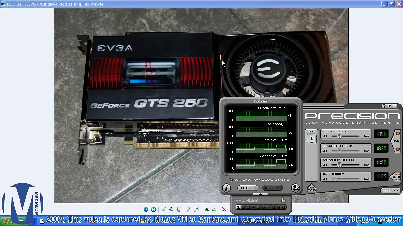 Nvidia GeForce GTS 250 - overclocking guide or getting the best of it.