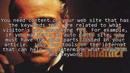 Elements Articles Must Have To Drive Traffic to Your Web Site!