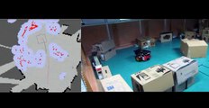 Robot navigation using Kinect as sensor, RISE Robots, IITM
