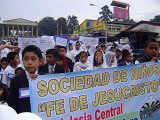 Marcha por la paz Quetzaltenango Guatemala
