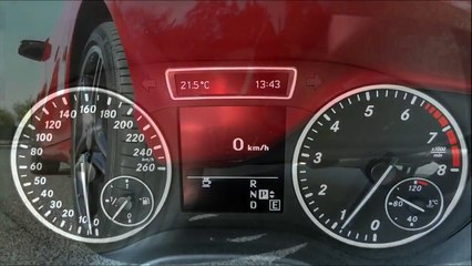 2012 Mercedes A-Class Exhaust Sound Revving A200