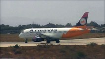 Armavia Sukhoi Superjet 100 Take off at Chania Airport (HD 1080p)