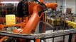 Paletizing  - Orange Juce - KUKA -  Robot System presented by Baumann Packaging Systems