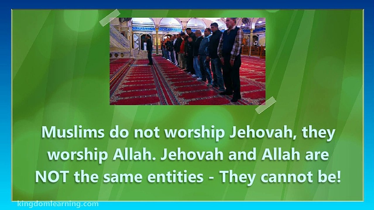 Do Christians and Muslims Worship the Same God?