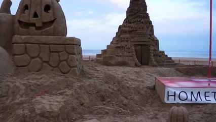 The Worlds Tallest Sandcastle, Point Pleasant Beach NJ 2013
