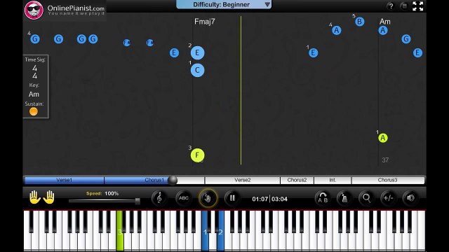 How to play Heroes (Eurovision 2015 Winner) by Mans Zelmerlöw - Piano Tutorial (Easy & Intermediate)