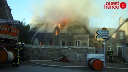 Incendie de maison à Melrand