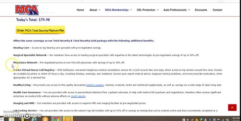 MCA Motor Club Security Platinum