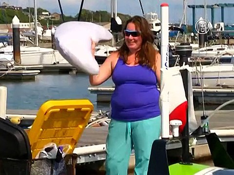 30-летняя гребчиха отправилась покорять Тихий океан