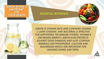 Health Benefits Of Lemon Water | Health Tips