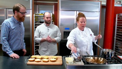 Making Butter Burgers at America's Test Kitchen!