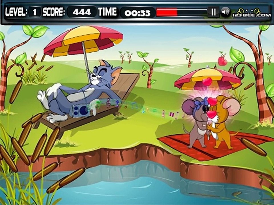Kids Games 2015 - Tom _ Jerry - Love and kisses adventure cartoon game 2015