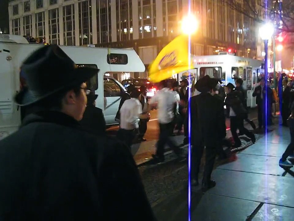 Jewish Dancing on New York City Street