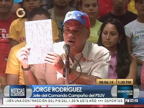 Rodríguez: A González le pagan para agredir los procesos revolucionarios