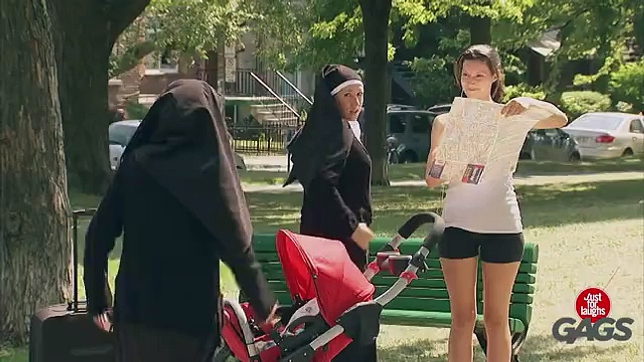 Breast feeding Nun Prank