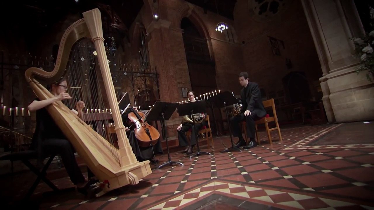 Interlude for 2 French Horns, Harp & Cello