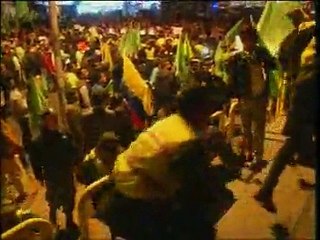 Policías se hacen presentes en la tribuna de los Shyris