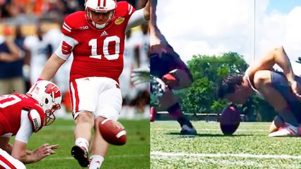 Placeholder Tees up Field Goal with His Nose