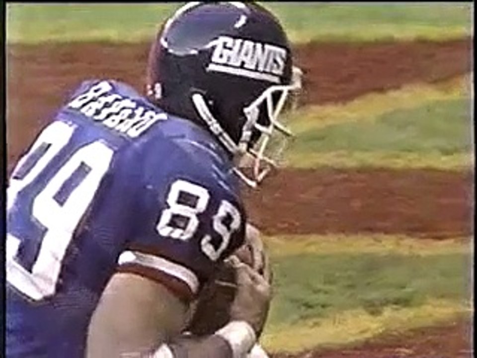 Bavaro TD vs Redskins