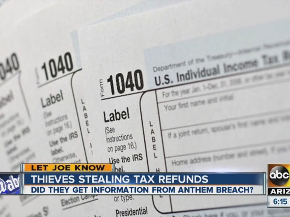 Thieves stealing tax refunds