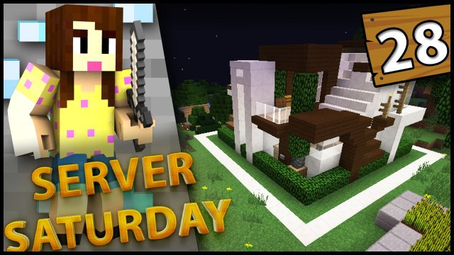 MODERN HOUSE - Minecraft SMP: Server Saturday 1.8 - Ep 28 -
