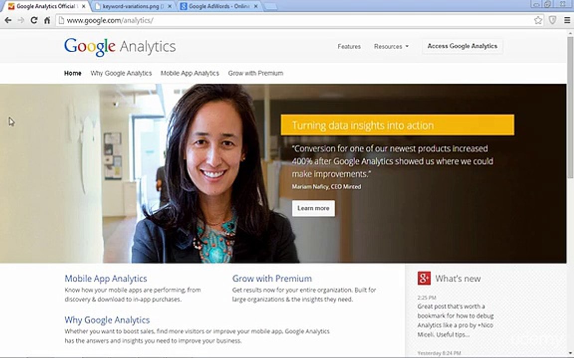 46.Find Out What Search Terms and Pages Are Getting Visitors to Your Site