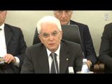 Intervento del Presidente Mattarella all'Assemblea plenaria del CSM