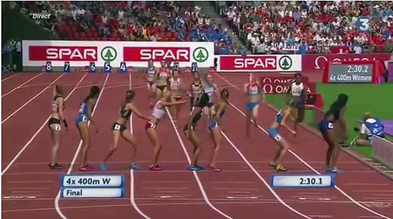Incroyable remontée de Floria Guei sur un relais 4x400m