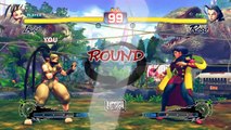 The Largest Dog Plays Ultra Street Fighter IV battle: Ibuki vs Rose