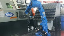 CNC lathe  Machine Tending Robot - CNC torna besleme Robotu