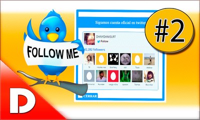 Nuevo popup flotante de twitter para blogger