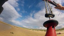 GOPRO chest mount flysurfer speed 3 12m kite jumps