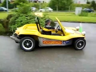Chris Atkinson autotesting VW Beach Buggy with Subaru engine