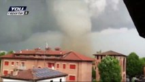 Italy: Big tornado & quake strike Emilia Romagna area / Tornado e terremoto in Bologna e Modena