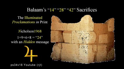 Balaam's Sacrifices [Nicholson1968] - Illuminati NWO Conspiracy