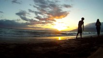 Living in Hawaii: An Amazing Hawaiian Sunset on Kaanapali Beach Maui Hawaii