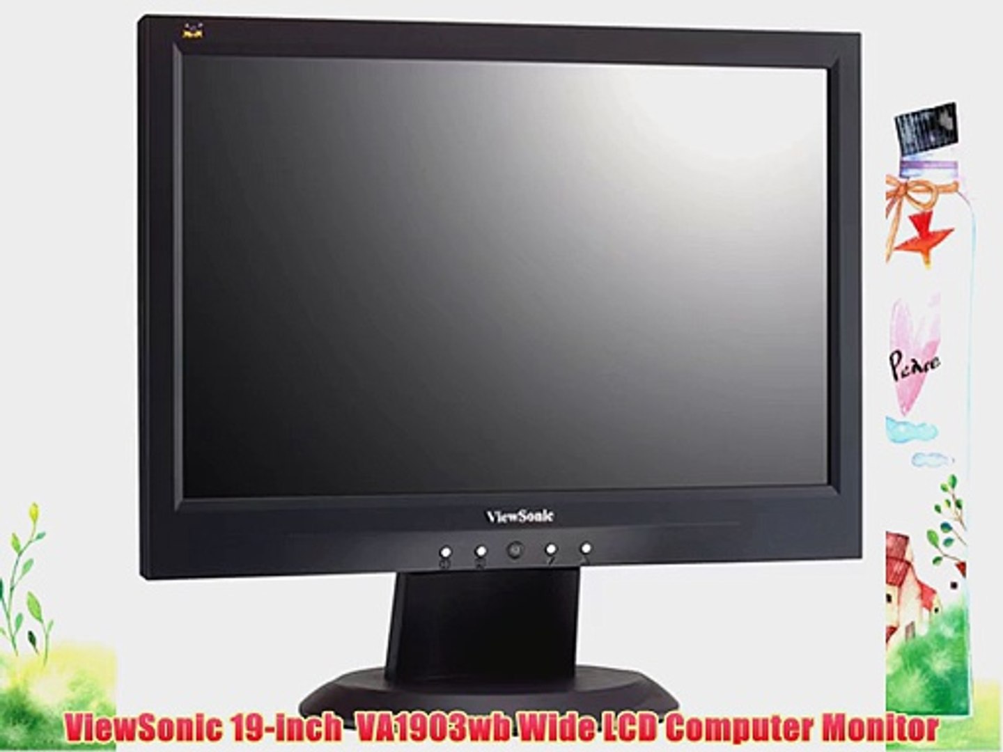 Viewsonic 19 Inch Va1903wb Wide Lcd Computer Monitor Video Dailymotion