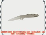 KERSHAW KNIVES LEEK 1660ST Cutting Knife - Folding Knife - 2.95 Blade - Serrated Edge / 1660STKER