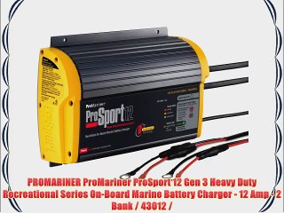 PROMARINER ProMariner ProSport 12 Gen 3 Heavy Duty Recreational Series On-Board Marine Battery