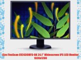 Eizo FlexScan EV2436WFS-BK 24.1 Widescreen IPS LCD Monitor 1920x1200