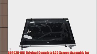 694029-001 Original Complete LCD Screen Assembly for EleteBook 8470p w/ Hinges Antennas Hinge