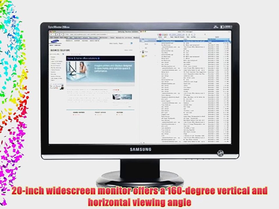 Samsung SyncMaster 206BW 20-inch LCD Monitor