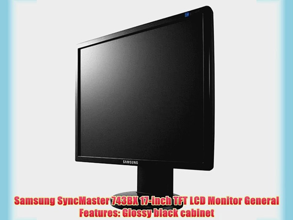 Samsung SyncMaster 743BX 17-inch LCD Monitor