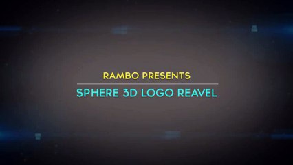 After Effects Project Files - Sphere 3d Logo Reavel - VideoHive 8776807