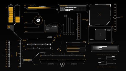 After Effects Project Files - HUD Infographic Elements - VideoHive 8804752