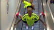 Barcelona s Dani Alves Goes Down Escalator Head First Before Champions League Final