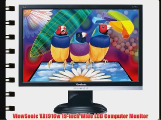ViewSonic VA1916w 19-inch Wide LCD Computer Monitor
