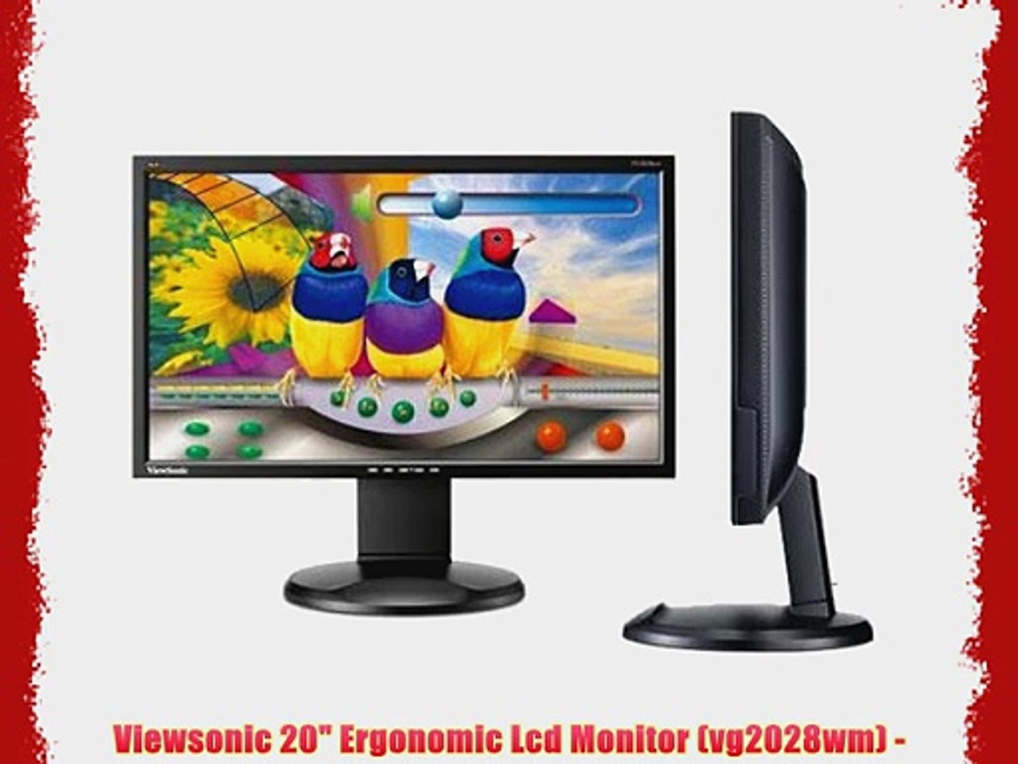 Viewsonic Ergonomic Lcd Monitor Vg28wm Video Dailymotion